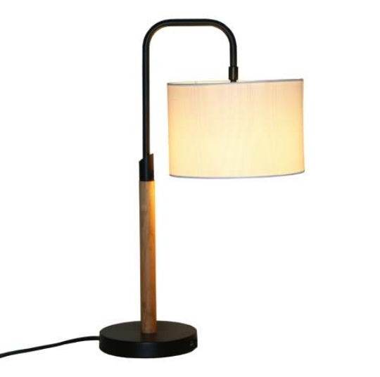 New Design Small Modern Stylish Desk Lamp In Stock In The United States,Easy To Install For Bedside Table Lamp, Night Light, Study Lamp, Arcus Paniz Simple Table Lamp With Cylinder Shade 110V - www.Shopthatapp.com