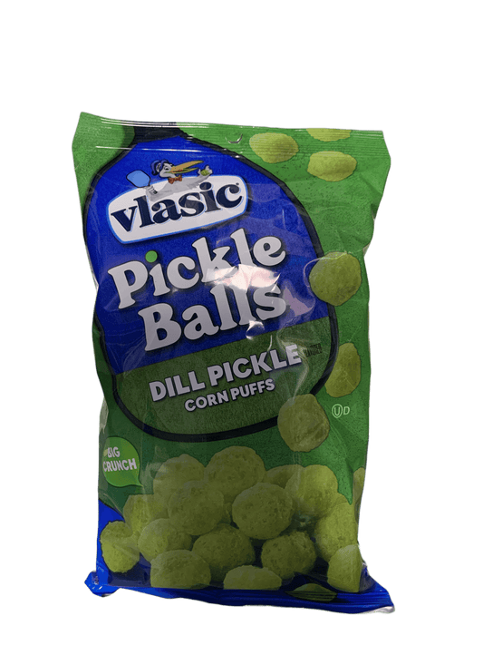 Vlasic Pickle Balls Dill Pickle Corn Puffs 56G - U.S Edition
