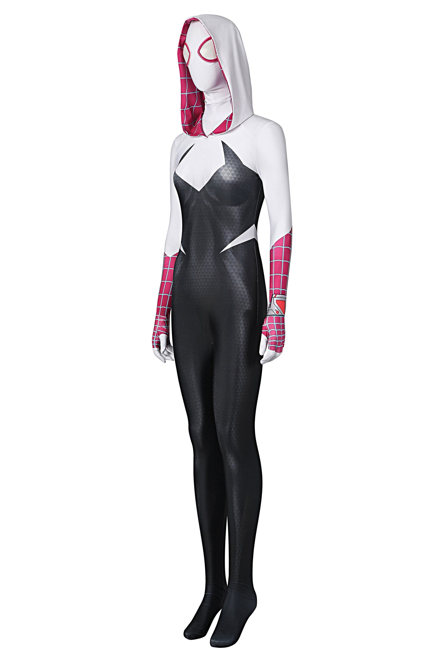 Super Hero Spider Gwen Cosplay Full Bodysuit Halloween Costume Zentai - www.Shopthatapp.com