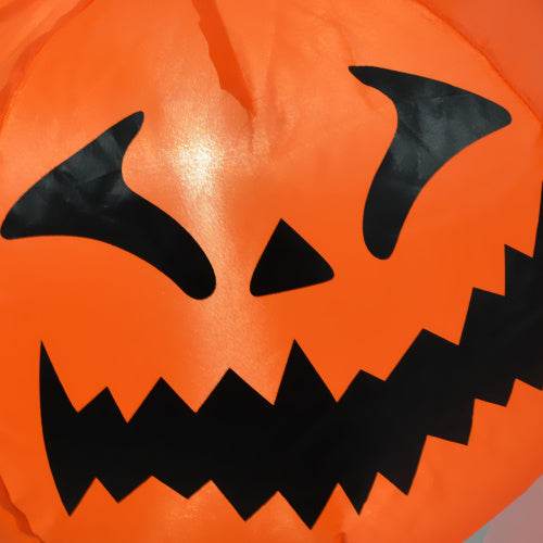 HOMCOM 5.9 Halloween Inflatable Outdoor Decoration Ghost With Pumpkin, Blow Up LED Yard Decor For Garden, Lawn, Party, Holiday, Waterproof - www.Shopthatapp.com