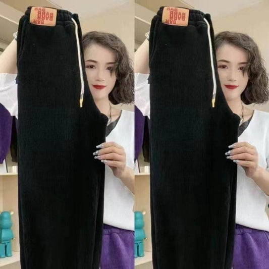 Leisure Trousers – Cotton Thick Flannel Sports Pants for Women - www.Shopthatapp.com