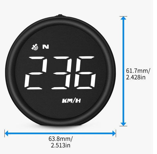 Universal GPS Gauge Head Up Display System Auto Speedometer Digital Over Speed Gauge for Cars Trucks Motorcycles HUD G1 - www.Shopthatapp.com