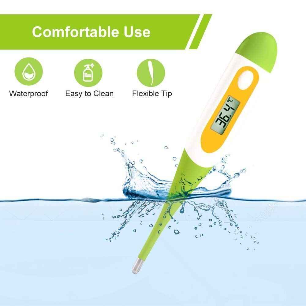 Digital Oral Thermometer, Rectal or Underarm Body Temperature, Baby, Adult,Child - www.Shopthatapp.com