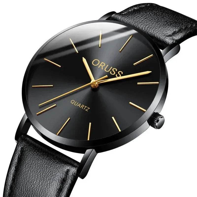 Ultra-thin quartz watch - www.Shopthatapp.com