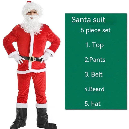 Christmas Costume Men's And Women's Clothing Full Set Performance Costume - www.Shopthatapp.com