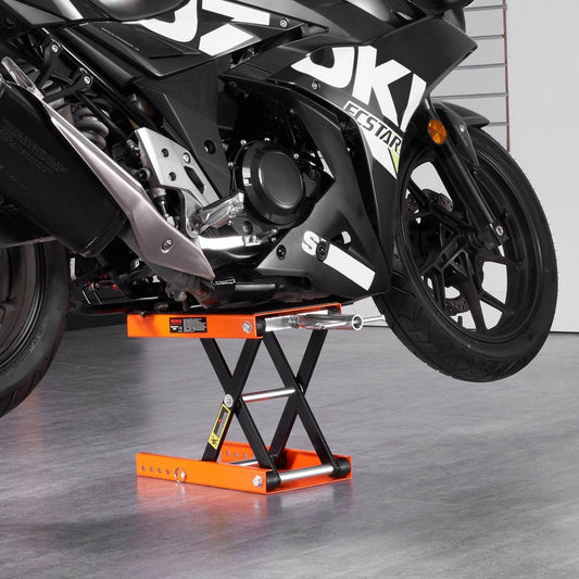 VEVOR Motorcycle Lift Scissors Lift Jack Center Hoist Crank Stand - www.Shopthatapp.com