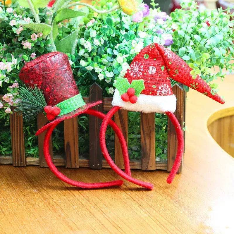 Christmas Head Buckle Christmas Party Supplies Christmas Headband Gifts Christmas Headband Christmas Hat Head Buckle - www.Shopthatapp.com
