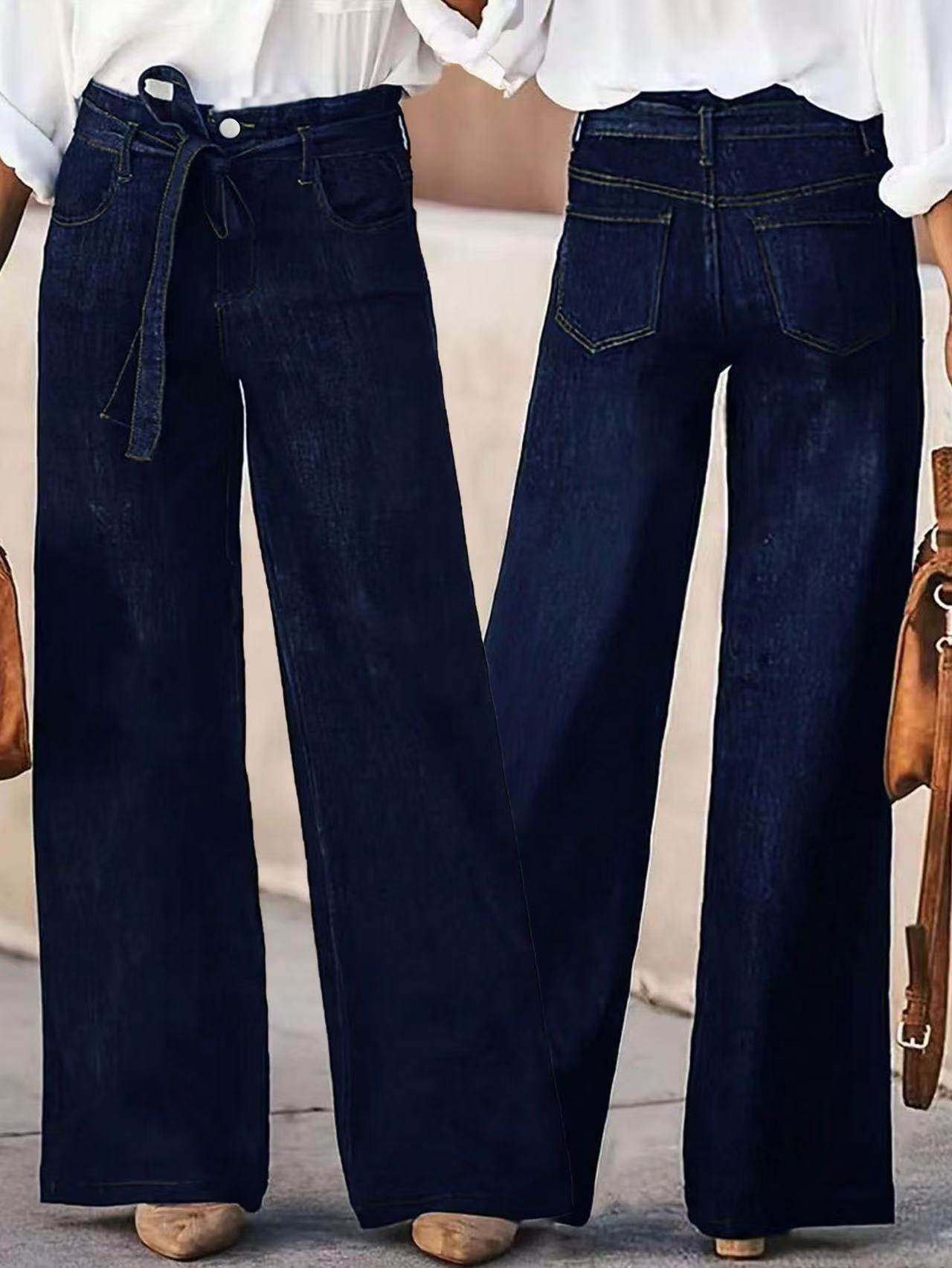 American Hot Girl Retro Wide Leg Jeans - www.Shopthatapp.com