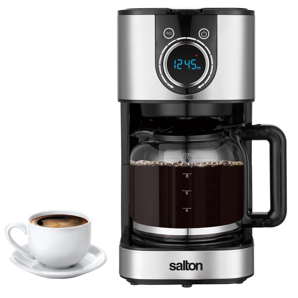10 Cup Stainless Steel Digital Coffee Maker-Kitchen appliance-www.Shopthatapp.com-Snake Oil Guru