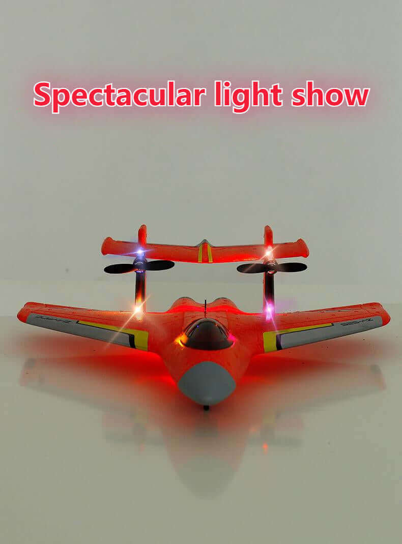 Kidstoylover 3-in-1 RC Glider: Sea, Land & Air - Waterproof EPP Foam, Smart Balance