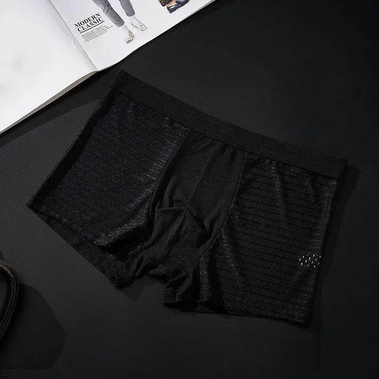 Yachen Silky mesh Breathable boxer briefs underwear men - www.Shopthatapp.com