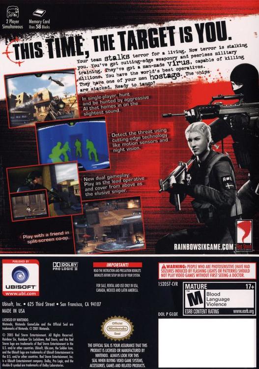 Tom Clancy's Rainbow Six - Lockdown (usagé) - www.Shopthatapp.com