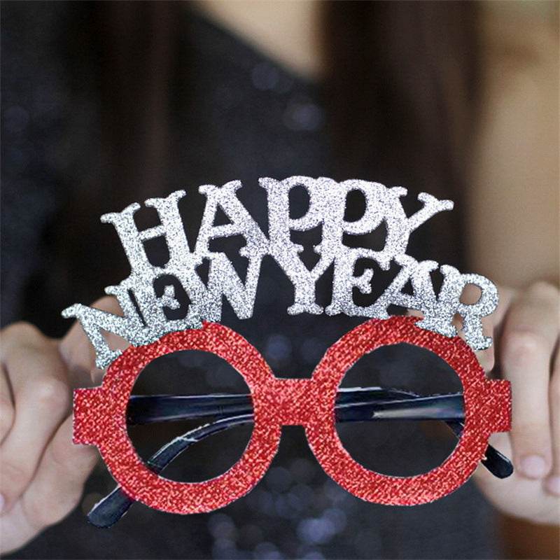 Christmas Creative Party Gathering Dress Up Glasses - www.Shopthatapp.com