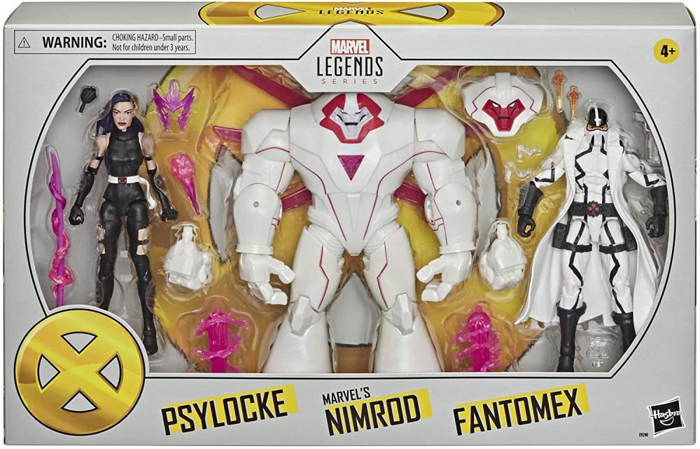 X-Men Marvel Legends Psylocke, Nimrod, and Fantomex Pack of 3 Figures - www.Shopthatapp.com