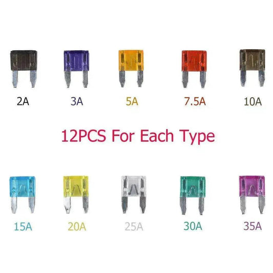 120pcs small car fuse - www.Shopthatapp.com