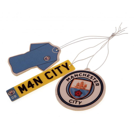 Manchester City FC 3pk Air Freshener - www.Shopthatapp.com