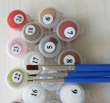 Mom and baby elephant painting - www.Shopthatapp.com