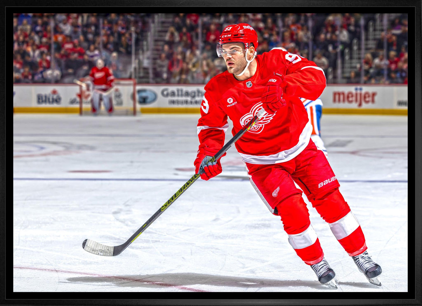 Alex DeBrincat 20x29 Framed Canvas Detroit Red Wings - www.Shopthatapp.com