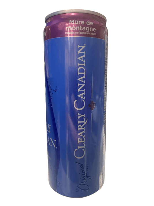 Clearly Canadian Sparkling Mountain Blackberry Cans 355ML - Canadian Edition - www.Shopthatapp.com