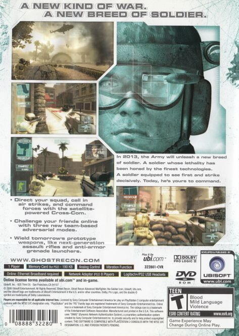 Tom Clancy's Ghost Recon Advanced Warfighter (usagé) - www.Shopthatapp.com