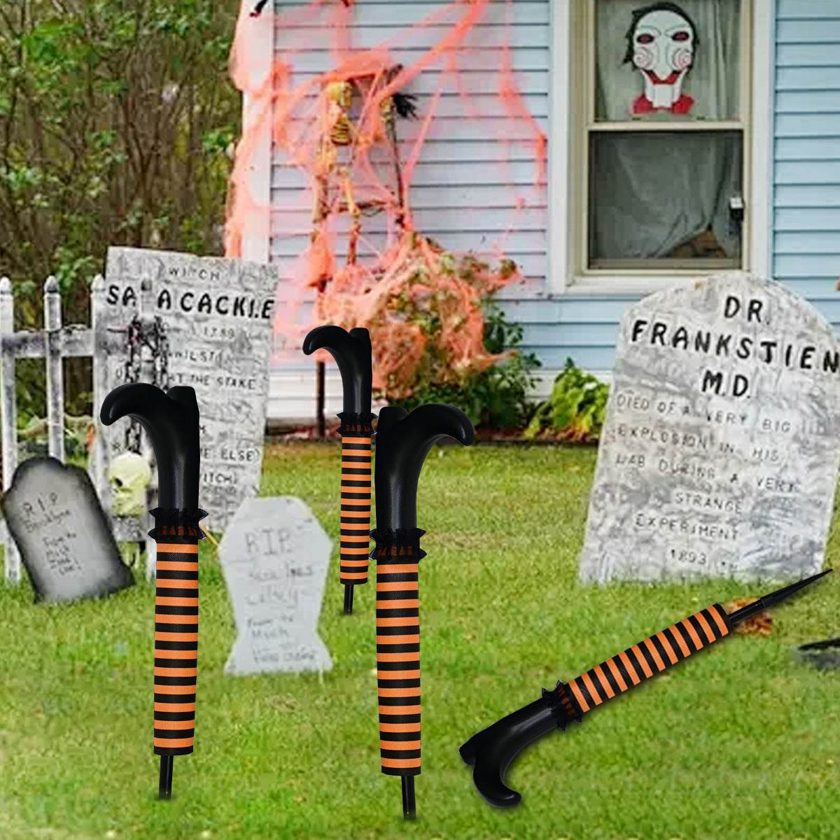 Halloween Decorations Inverted Elf Leg Layout Props - www.Shopthatapp.com