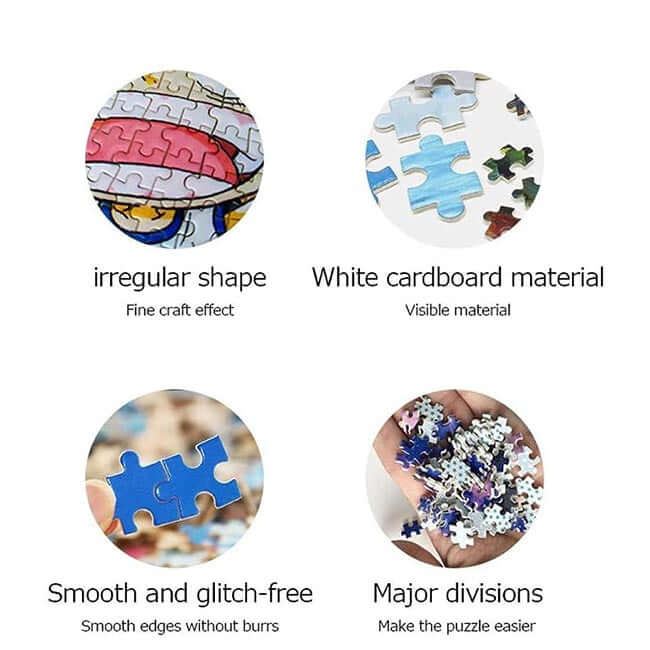 Puzzle 1000 pièces « Train sous les étoiles » – Idéal pour s'amuser en famille | KidsToyLover