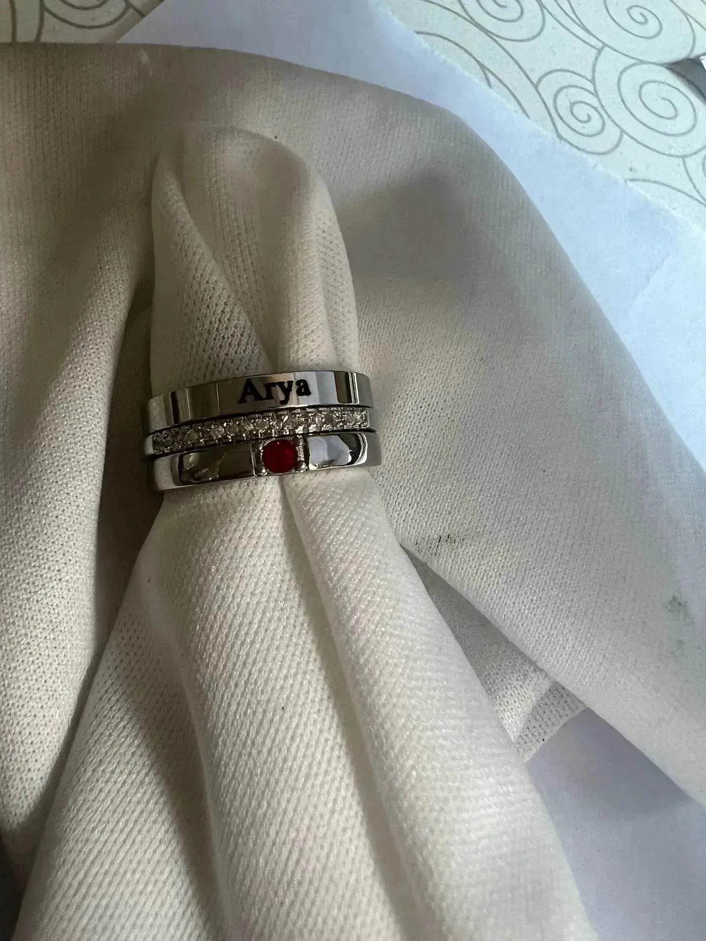 December Birthstone Mother's Day Ring - www.Shopthatapp.com