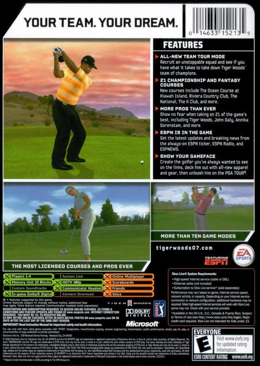 Tiger Woods PGA Tour 07 (usagé) - www.Shopthatapp.com
