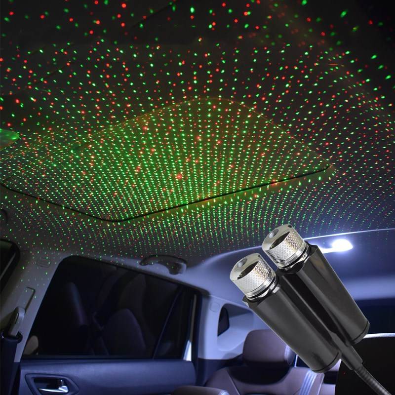USB Car Ambient lighting Star Sky Vehicle Atmosphere Light - www.Shopthatapp.com