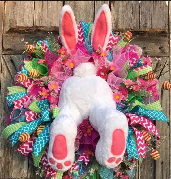 Christmas Bunny Garland Easter Decoration Foam Fruit Mall Living Room Props Ornaments - www.Shopthatapp.com