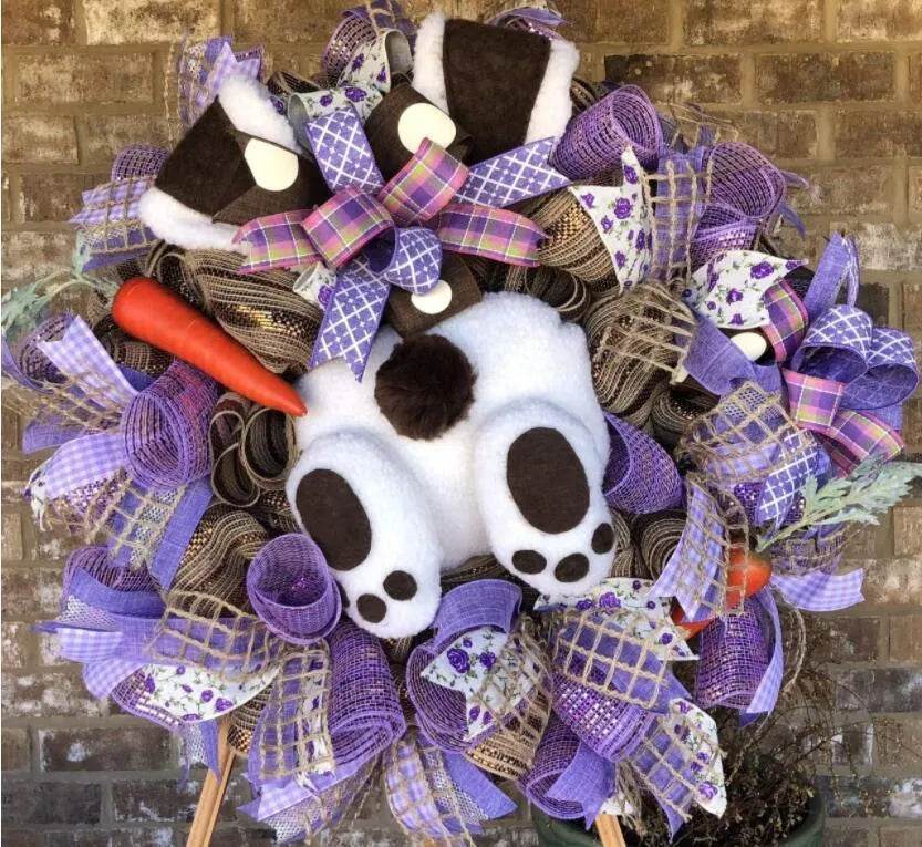 Christmas Bunny Garland Easter Decoration Foam Fruit Mall Living Room Props Ornaments - www.Shopthatapp.com