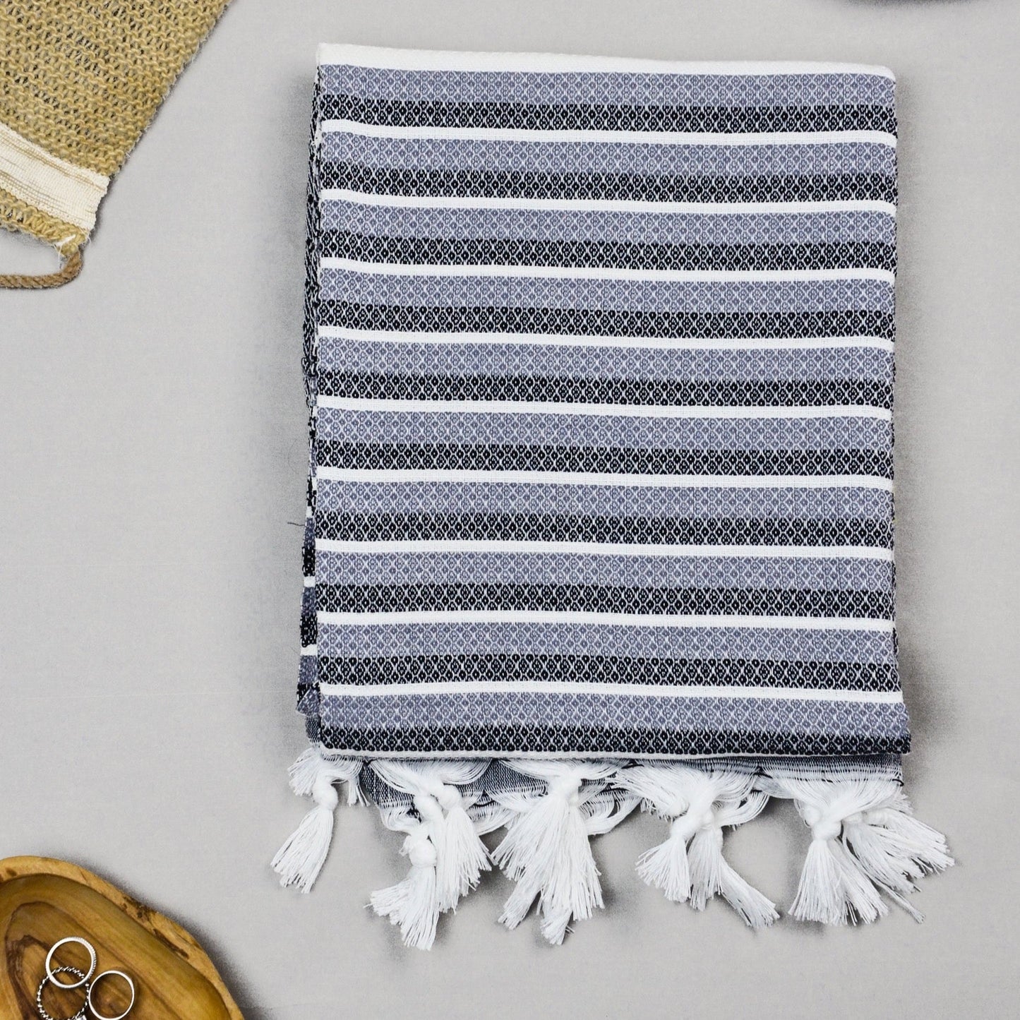 Serviettes de bain en coton turc