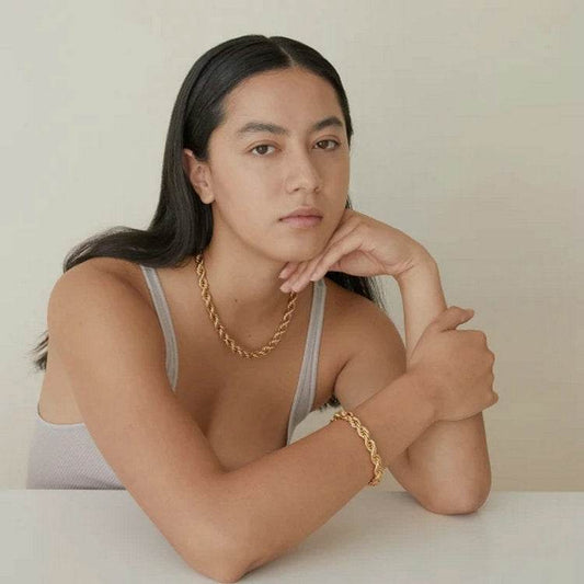 Romeo Twisted Rope Chain Necklace women - www.Shopthatapp.com