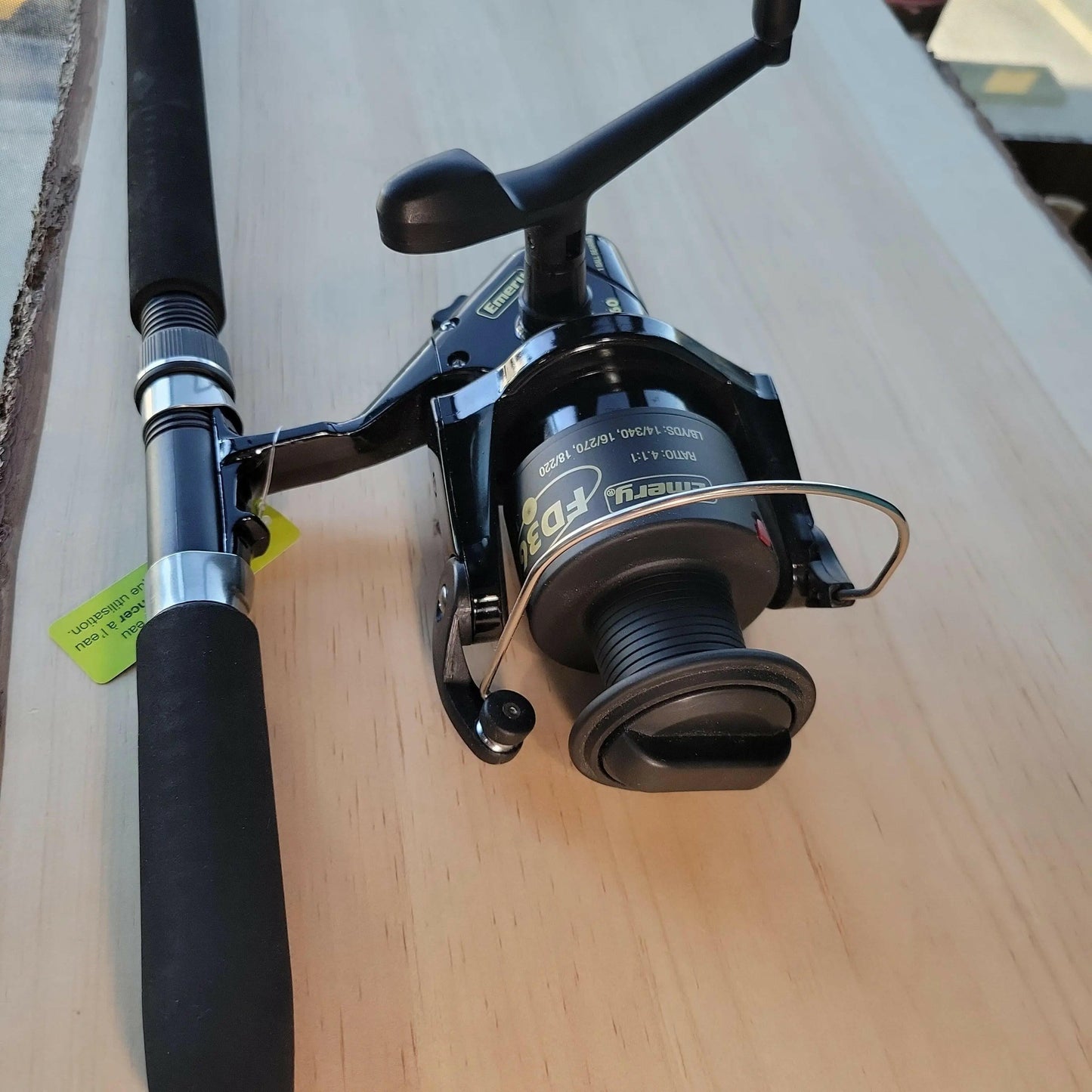 Emery Spartan Gold 5'6" Spinning Boat Rod/Reel Combo 20-50lb - www.Shopthatapp.com