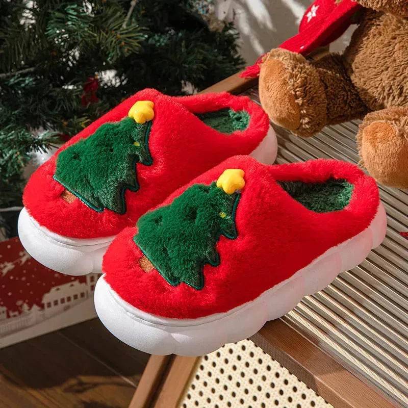 Christmas Tree Women's Home Slippers - www.Shopthatapp.com