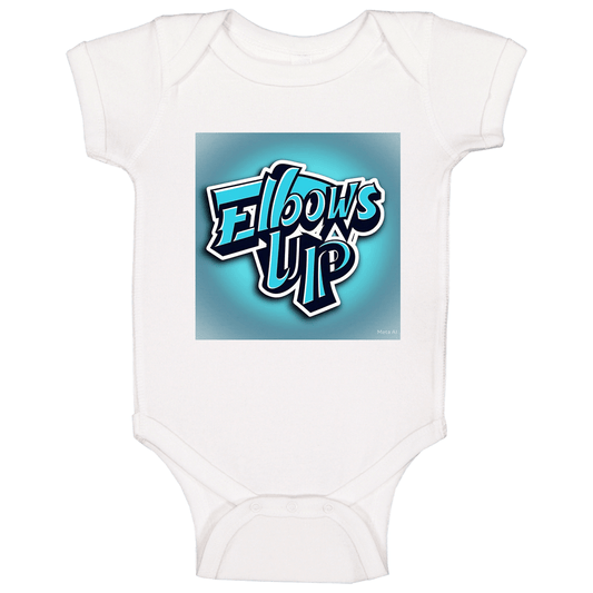 Elbows Up Baby One Piece - www.Shopthatapp.com