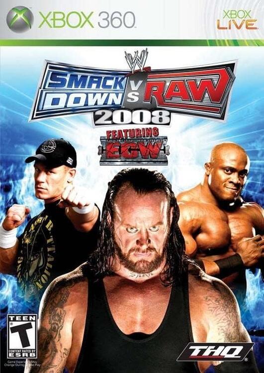 WWE Smack Down vs Raw 2008 (usagé) - www.Shopthatapp.com
