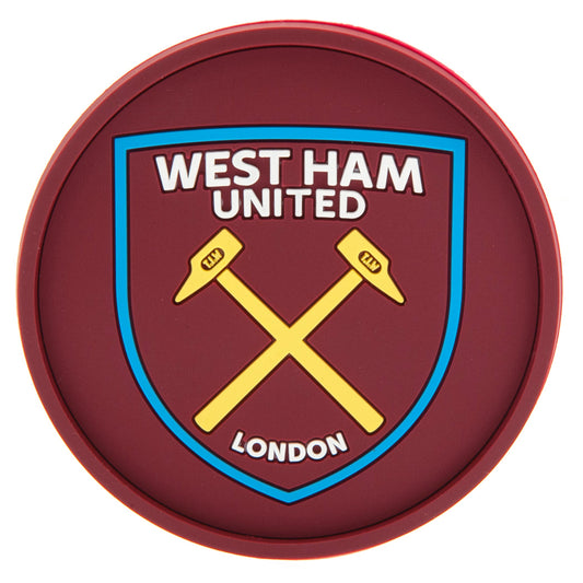 West Ham United FC Silicone Coaster - www.Shopthatapp.com