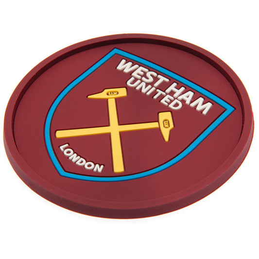 West Ham United FC Silicone Coaster - www.Shopthatapp.com
