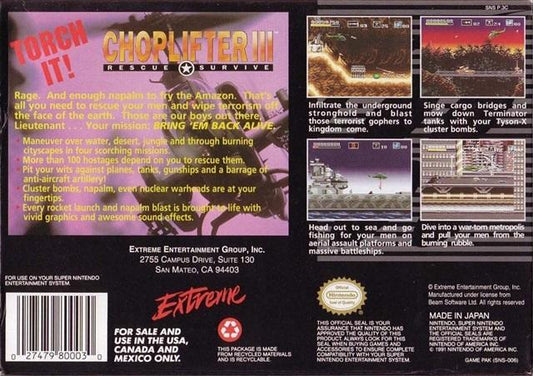 Choplifter III (usagé)