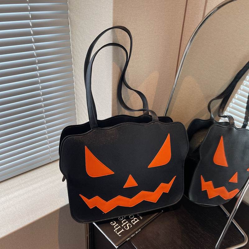 Women's Fashion Halloween Pumpkin Shoulder Messenger Bag - www.Shopthatapp.com
