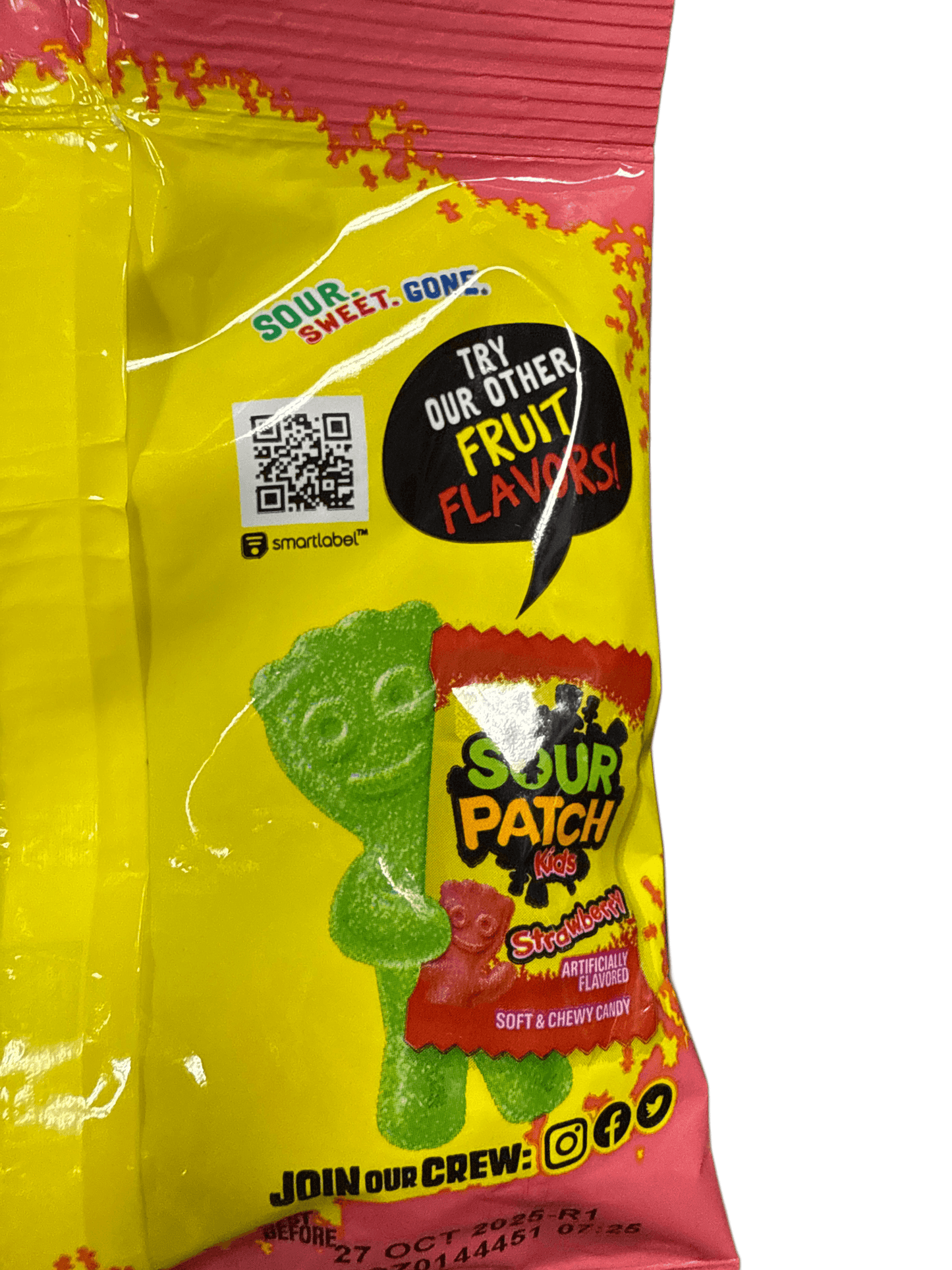 Sour Patch Kids Not So Sour Peach 101G - U.S Edition - www.Shopthatapp.com