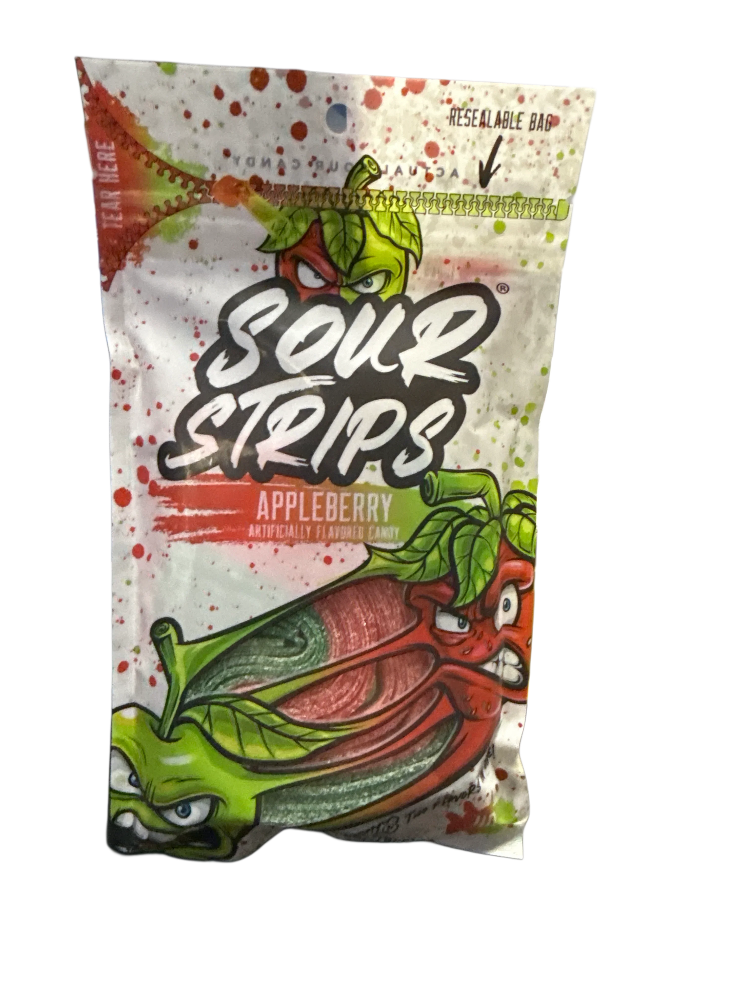 Sour Strips Appleberry Flavour 96G - U.S Edition - www.Shopthatapp.com