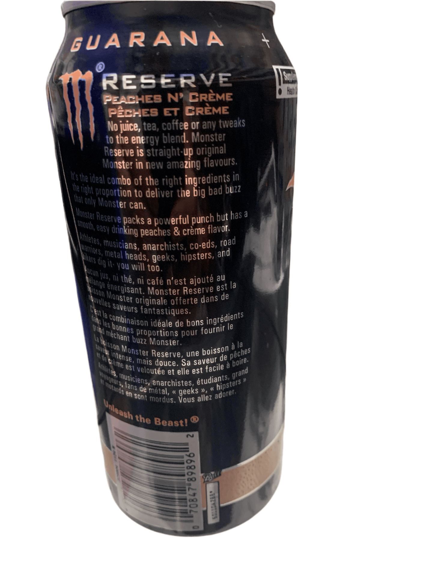 Monster Peaches and Cream Energy Drink 473ML - Canadian Edition - www.Shopthatapp.com