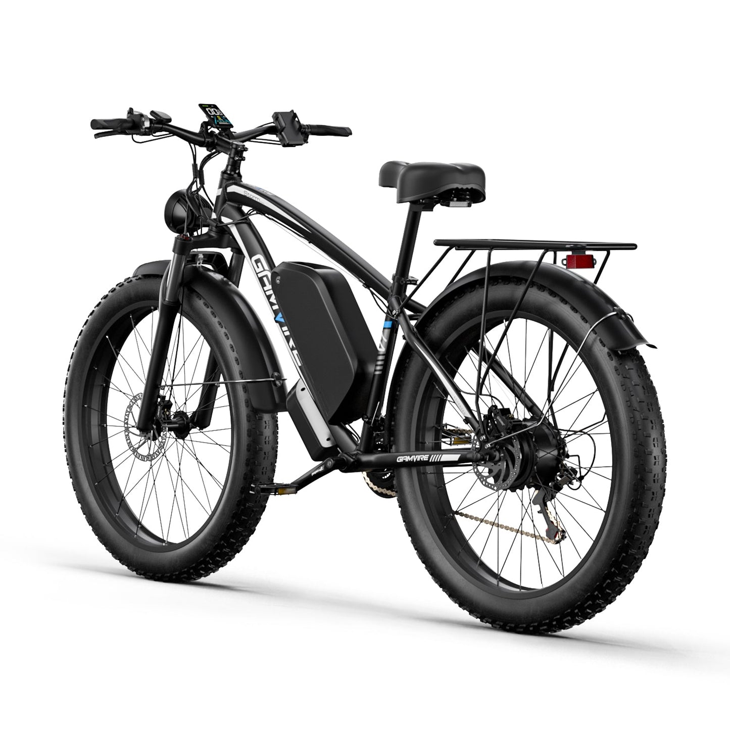 GAMVIRE 26" V7 Electric Bike 59 KM/H 1500W Peak 2000W 52V 19.2AH Battery - www.Shopthatapp.com