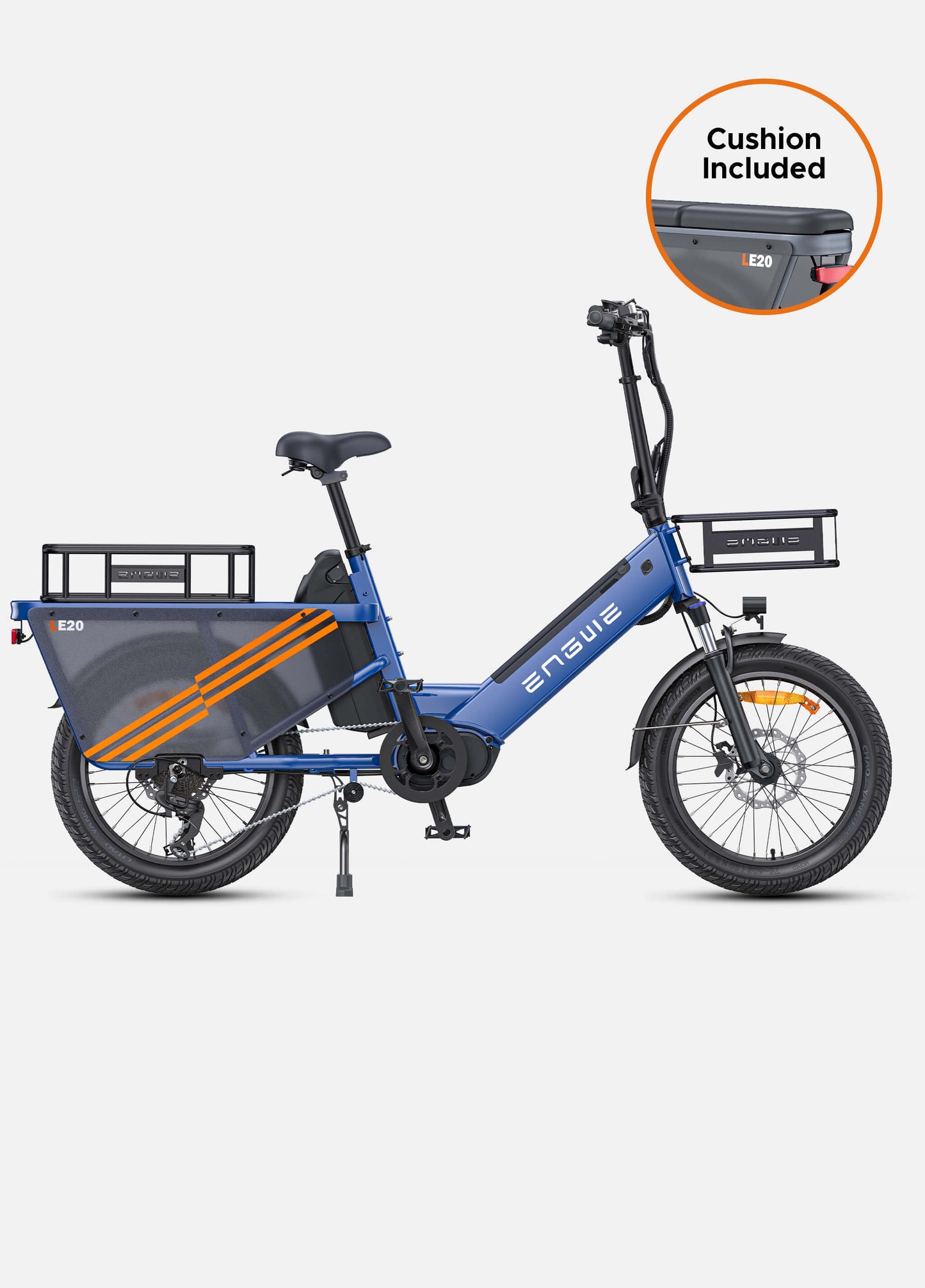 ENGWE LE20 250W Mid-drive Torque sensor Step-Thru Cargo Ebike - www.Shopthatapp.com