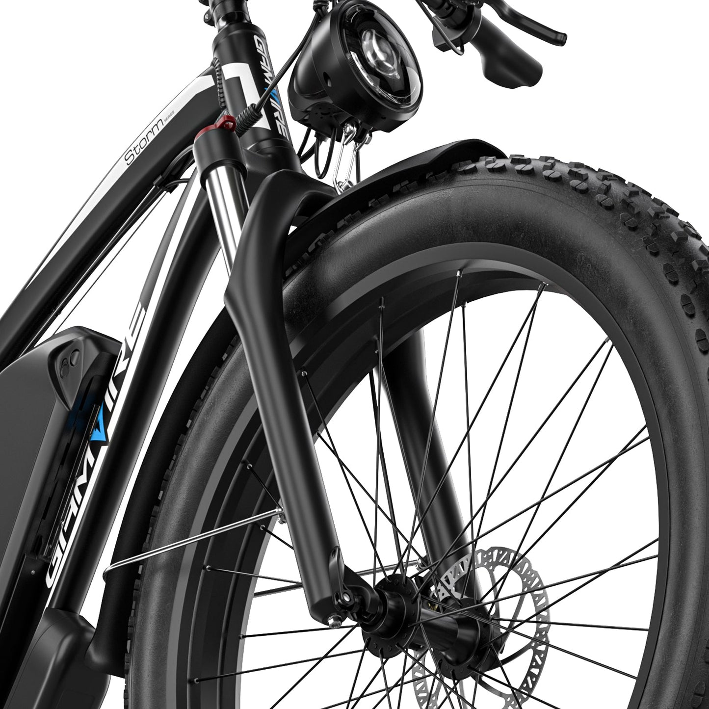 GAMVIRE 26" V7 Electric Bike 59 KM/H 1500W Peak 2000W 52V 19.2AH Battery - www.Shopthatapp.com