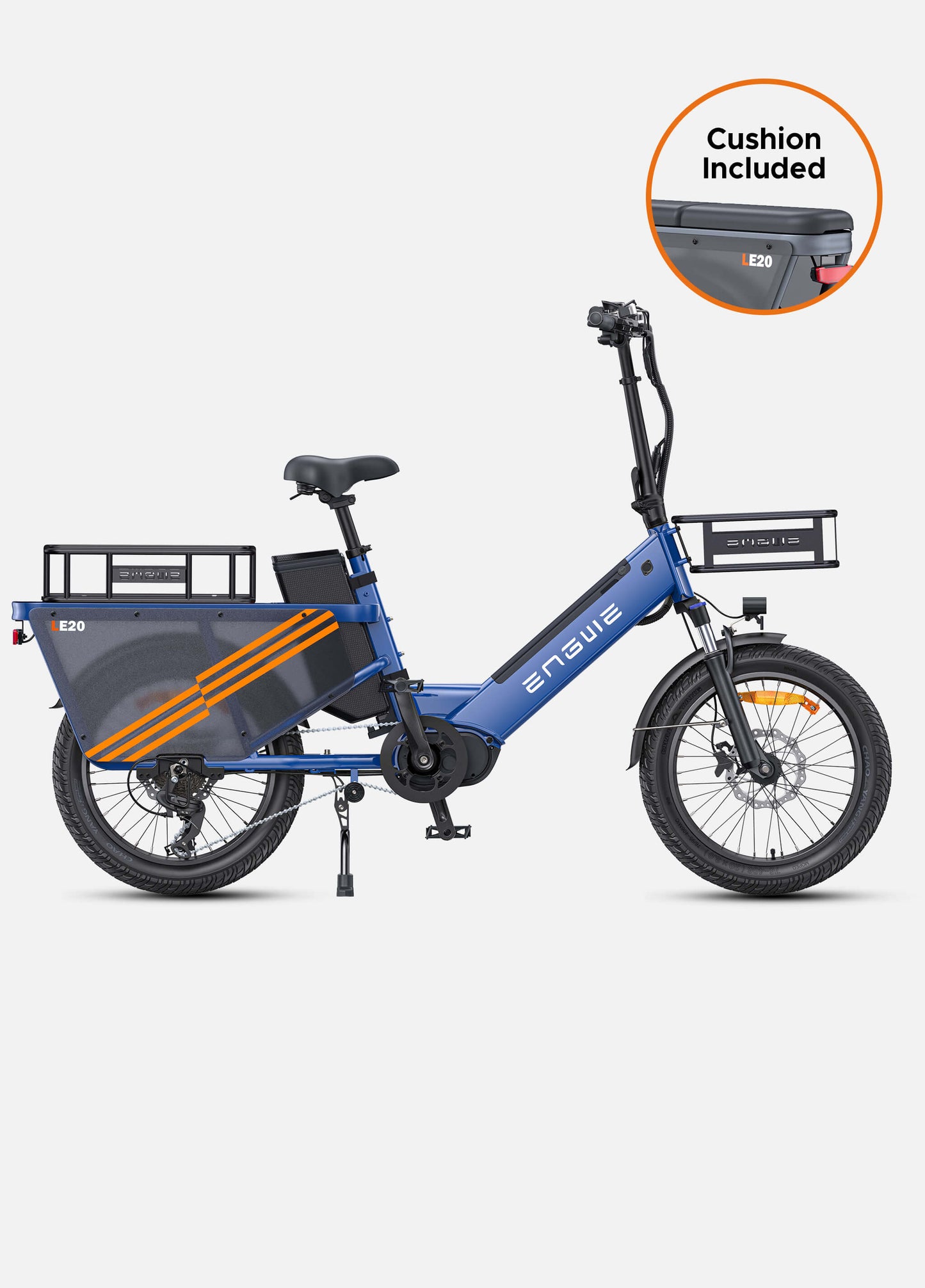 ENGWE LE20 250W Mid-drive Torque sensor Step-Thru Cargo Ebike - www.Shopthatapp.com