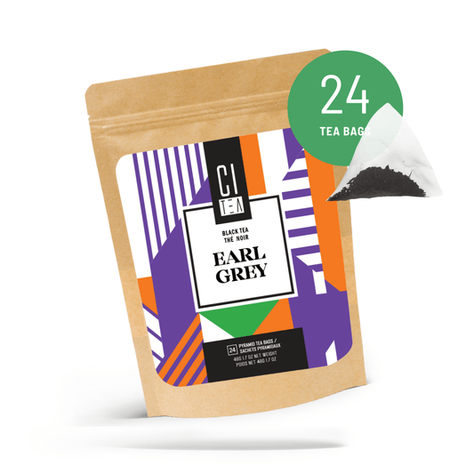 Earl Grey Black Tea Pyramid Tea Bags - www.Shopthatapp.com