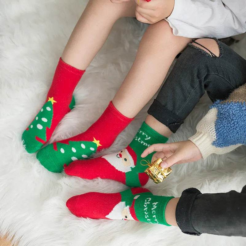 Children's Fashion Simple Mid-calf Christmas Stockings - www.Shopthatapp.com